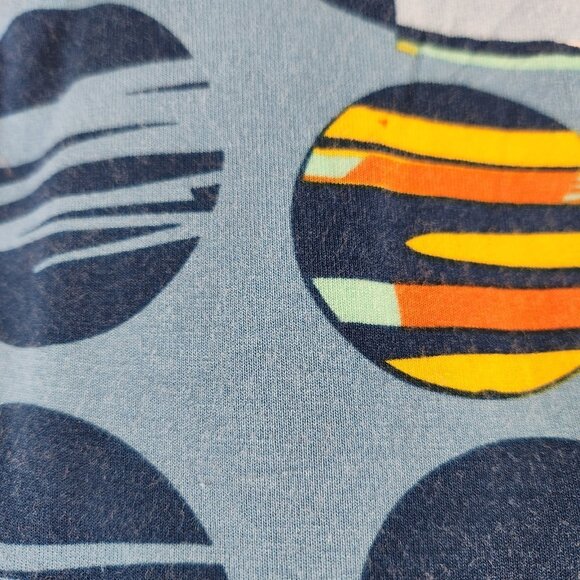 NorthStyle 3X Top Short Dolman Sleeve Colorful Abstract Print North Style - Picture 6 of 8